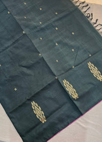 Chinnalampattu Saree - Pink with Bottle Green