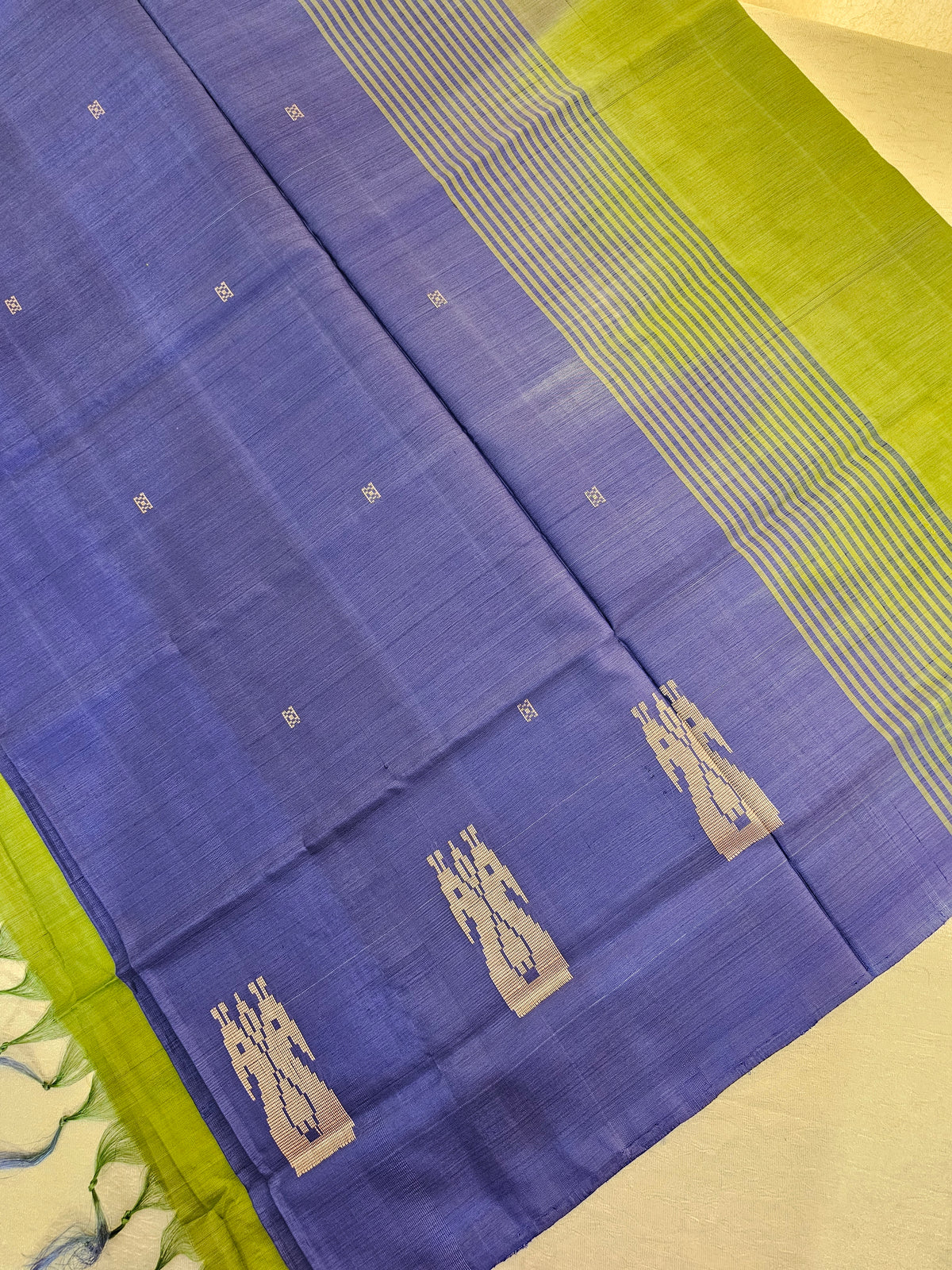 Chinnalampattu Saree - Violet with Green