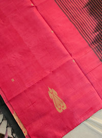 Chinnalampattu Saree - Pink with Black