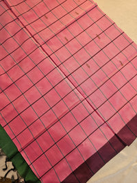 Chinnalampattu Saree - Pink with Green