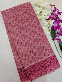 Premium Super Net Kota Saree - Pink