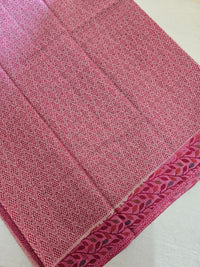 Premium Super Net Kota Saree - Pink