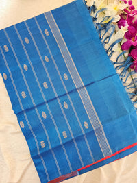 Red with Blue Chinnalampattu Saree