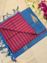 Purple with Blue Chinnalampattu Saree