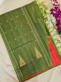 Red with Green Chinnalampattu Saree