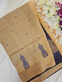 Brown with Cream Chinnalampattu Saree