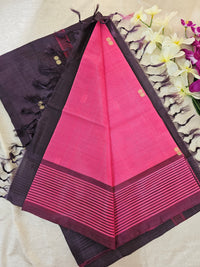 Pink with Purple Chinnalampattu Saree