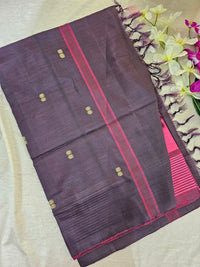 Pink with Purple Chinnalampattu Saree