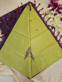 Green with Purple Chinnalampattu Saree