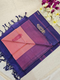 Pink with Blue Chinnalampattu Saree