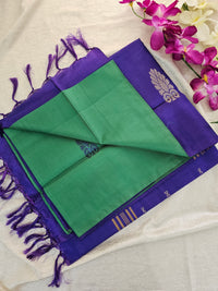 Green with Violet Chinnalampattu Saree