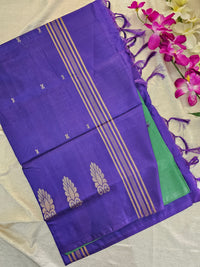 Green with Violet Chinnalampattu Saree