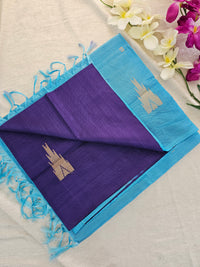 Blue with Sky Blue Chinnalampattu Saree