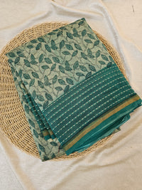 Pure Chanderi Butter Silk - Green