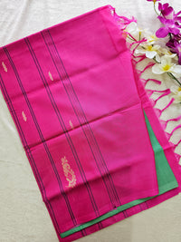 Sea Green with Pink Chinnalampattu Saree