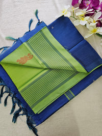 Green with Blue Chinnalampattu Saree