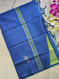 Green with Blue Chinnalampattu Saree