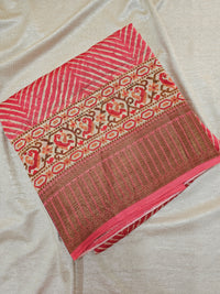 Pure Chanderi Butter Silk - Pink