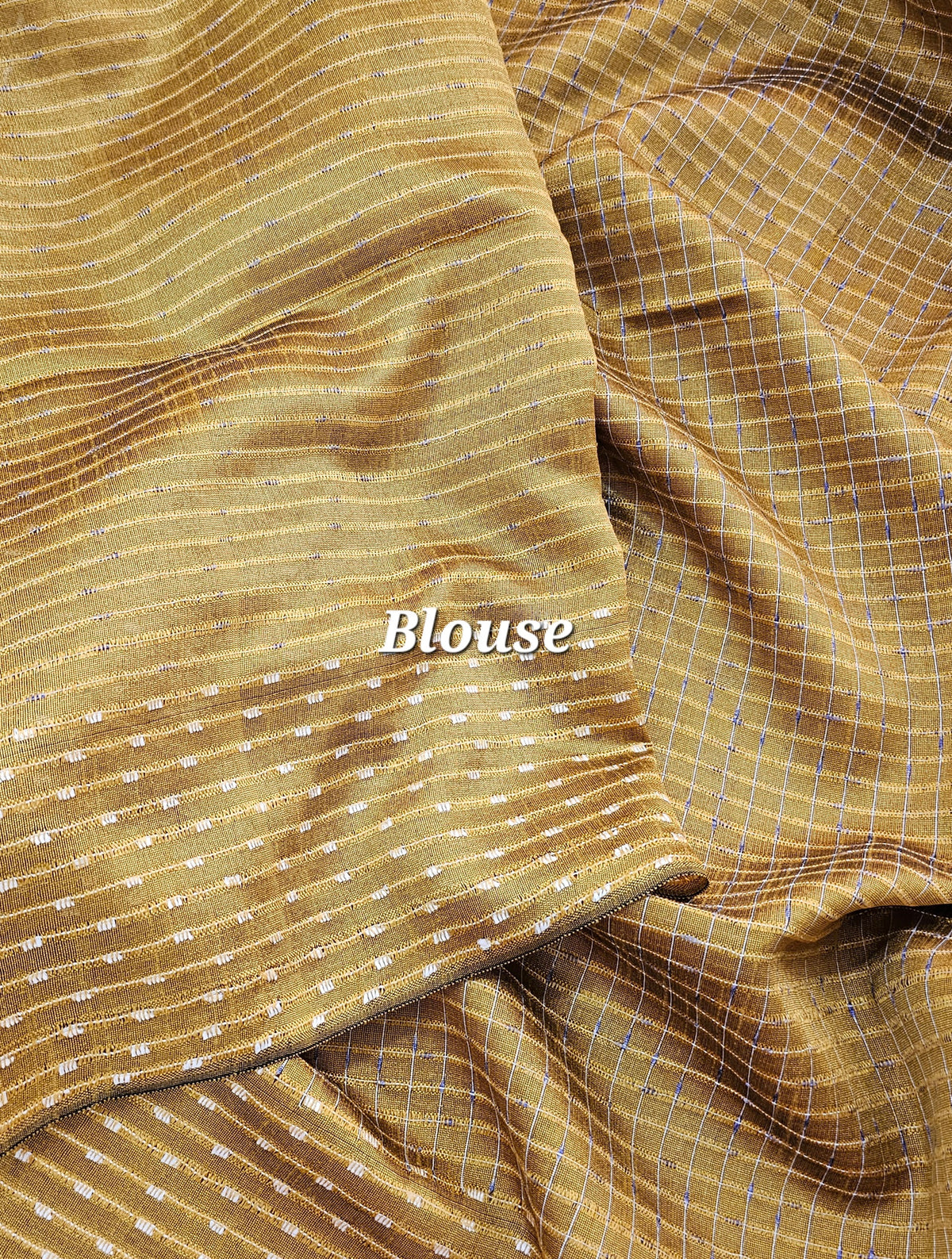 Premium Semi Raw Silk Saree -  Mustard Yellow