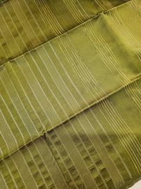 Premium Semi Raw Silk Saree - Green