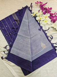 Light Purple with Dark Purple  Chinnalampattu Saree