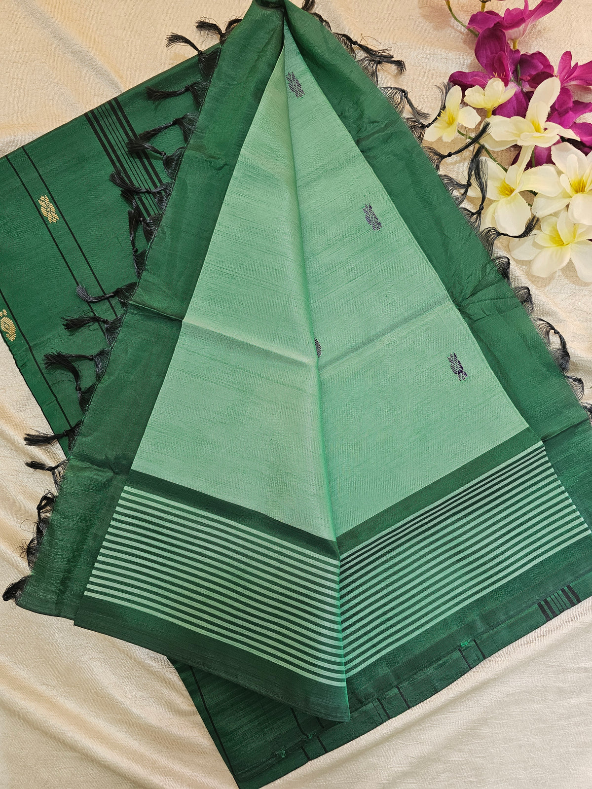 Green Chinnalampattu Saree