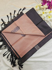 Onion Pink with Brown Chinnalampattu Saree