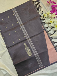 Onion Pink with Brown Chinnalampattu Saree