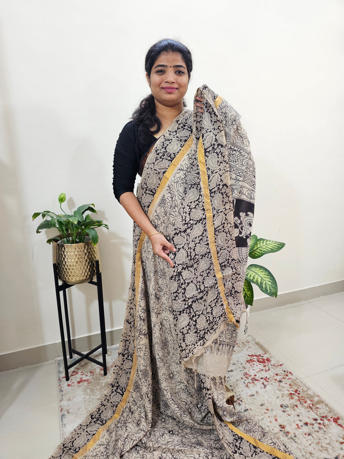 Chennuri Silk - Kalamkari Pattern