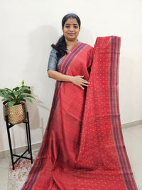 Semi Ghicha Digital Printed Saree - Maroon