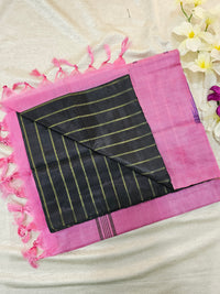 Black with Pink    Chinnalampattu Saree