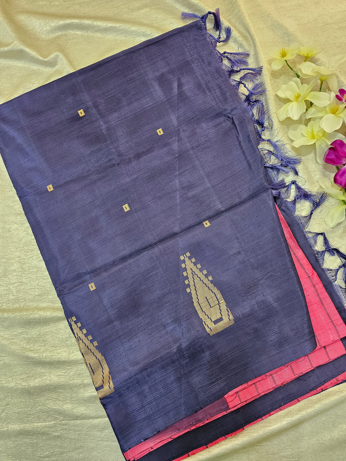 Pink with Blue  Chinnalampattu Saree