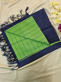 Green with Navy Blue  Chinnalampattu Saree