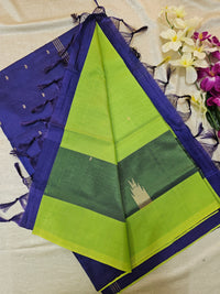 Green with Violet    Chinnalampattu Saree