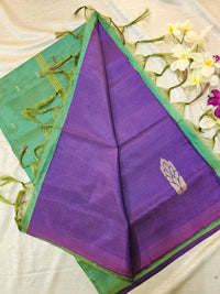 Purple with Green    Chinnalampattu Saree