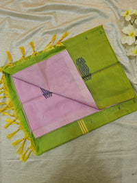 Pink with Green     Chinnalampattu Saree