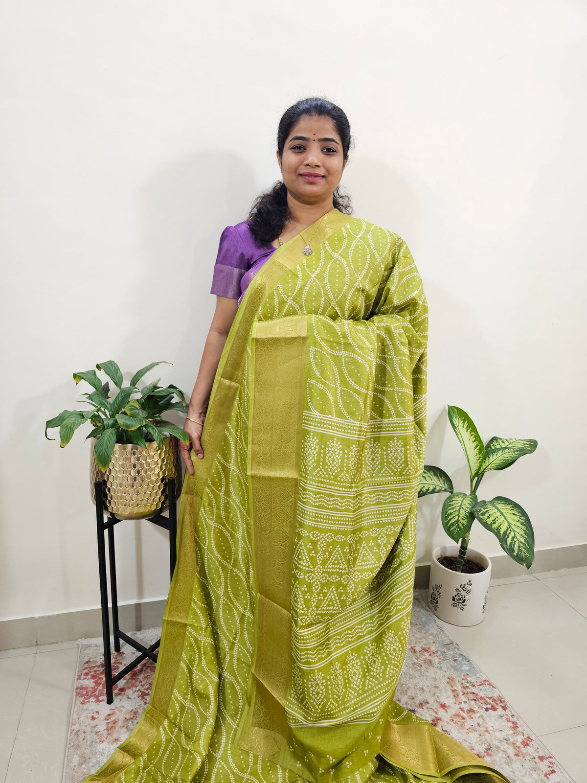 Semi Dola Silk - Green