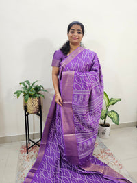 Semi Dola Silk - Purple