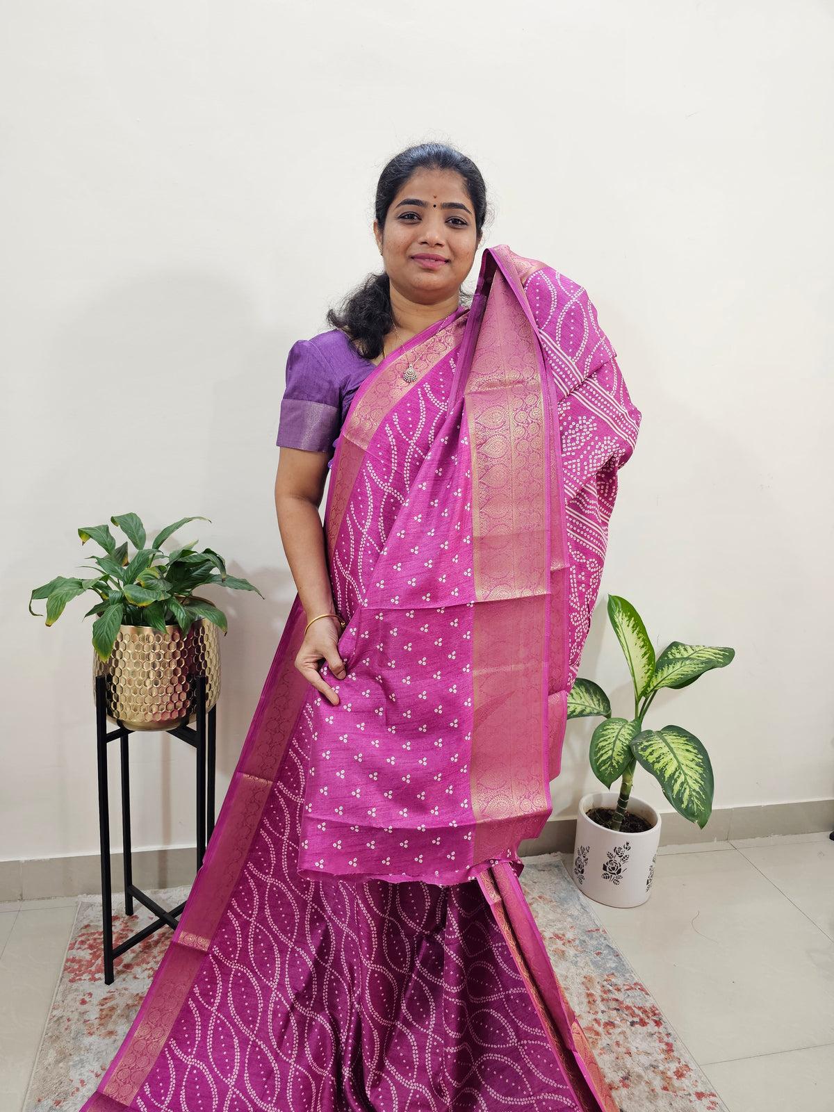 Semi Dola Silk - Pink