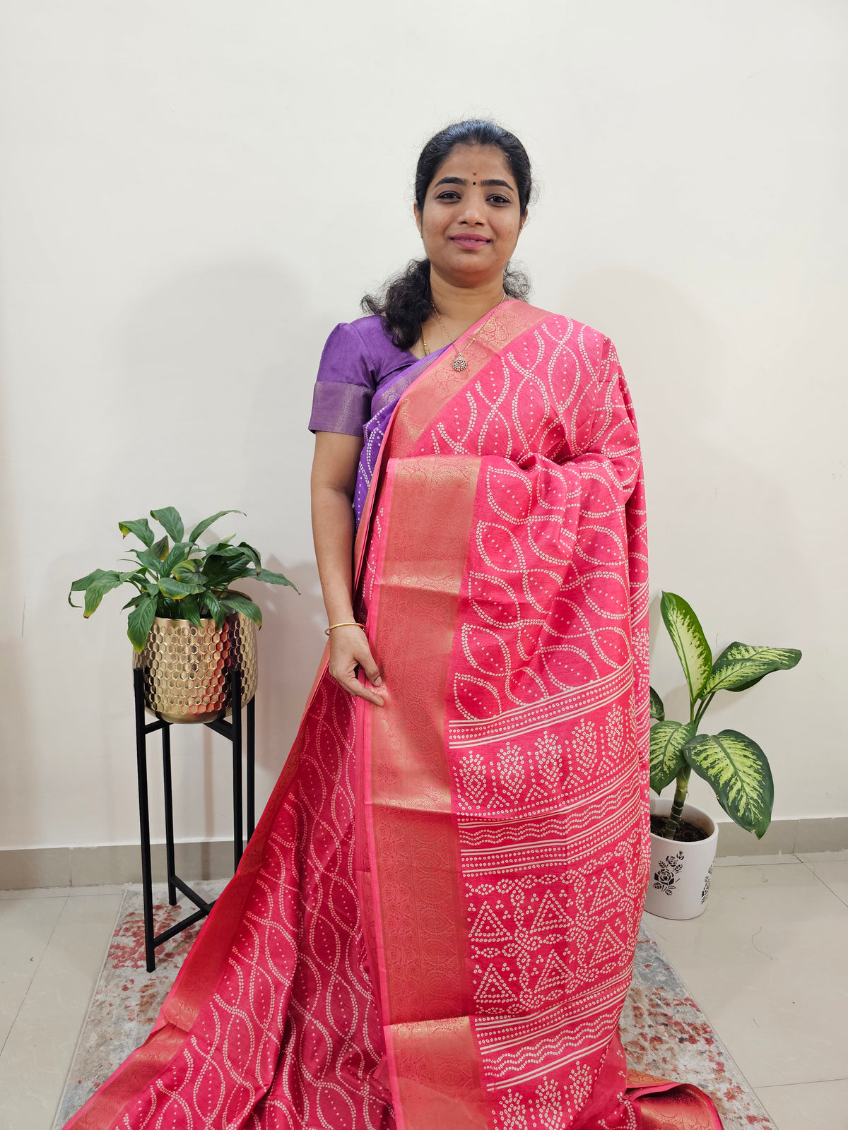 Semi Dola Silk - Peach