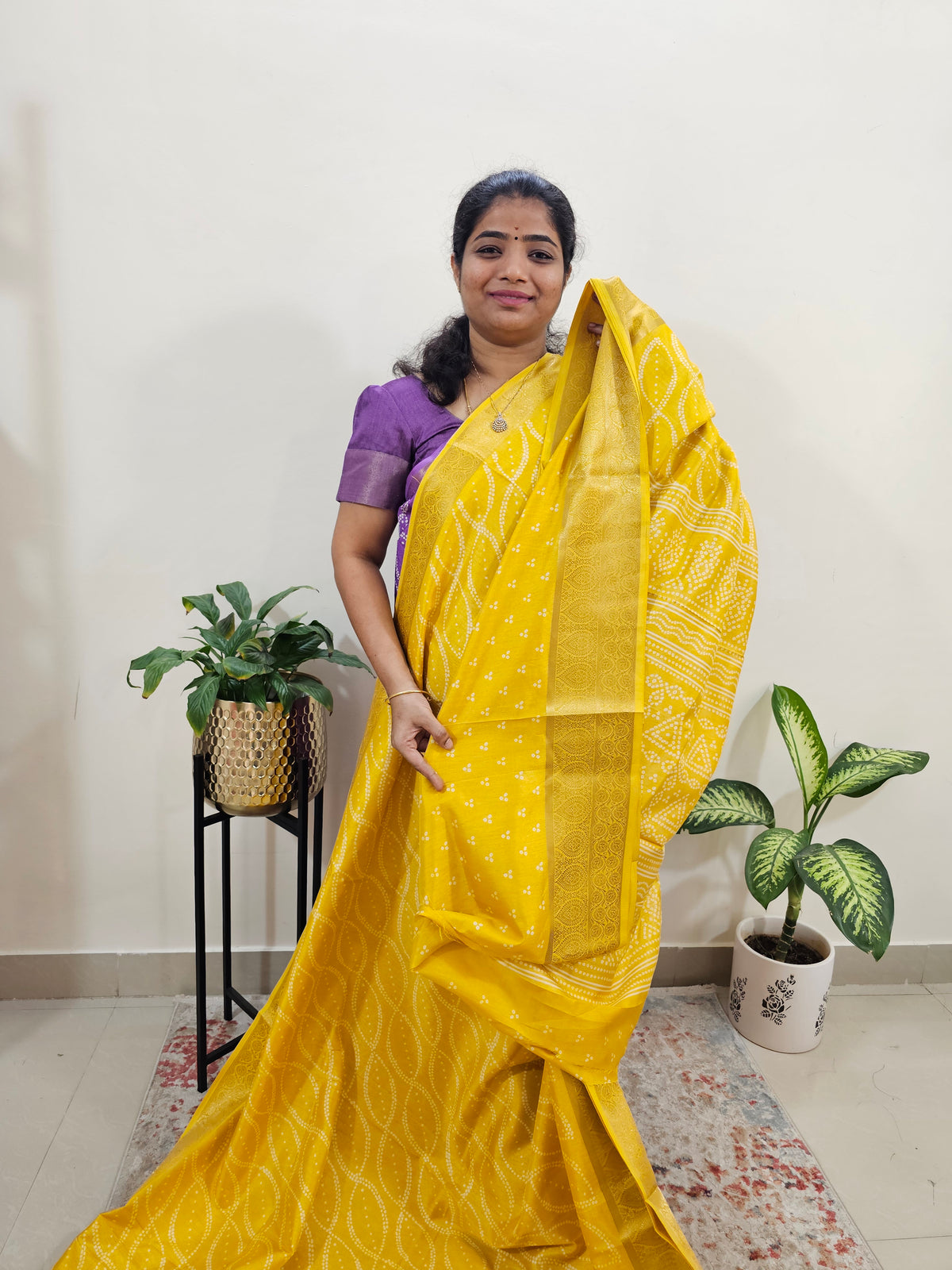 Semi Dola Silk - Yellow