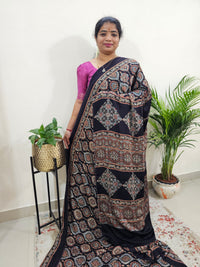 Modal Silk Saree - Black