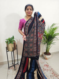 Modal Silk Saree - Multi Stripes