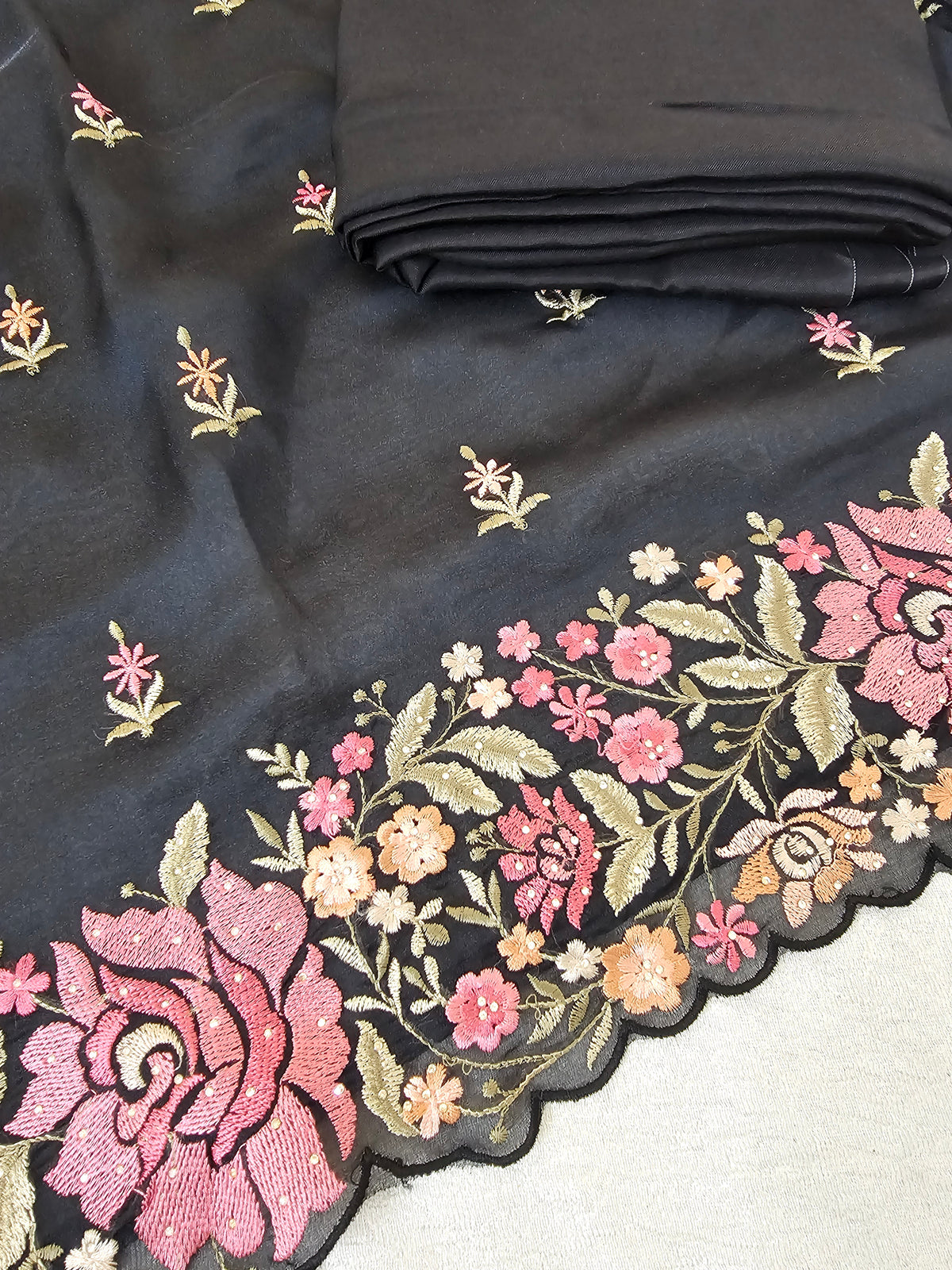 Orgnza Silk - Black