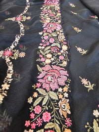 Orgnza Silk - Black