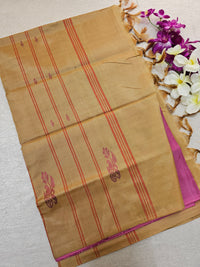 Pink with Brown  Chinnalampattu Saree