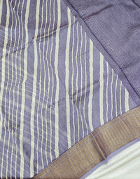 Pure Chanderi Butter Silk - Lavender