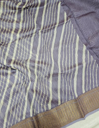 Pure Chanderi Butter Silk - Lavender