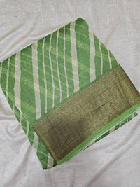 Pure Chanderi Butter Silk - Green