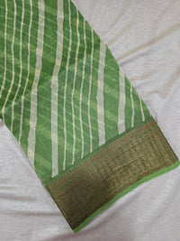 Pure Chanderi Butter Silk - Green